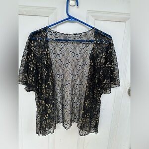 Crowning touch  dressy Laced cover up, Women's Fashion. Vintage